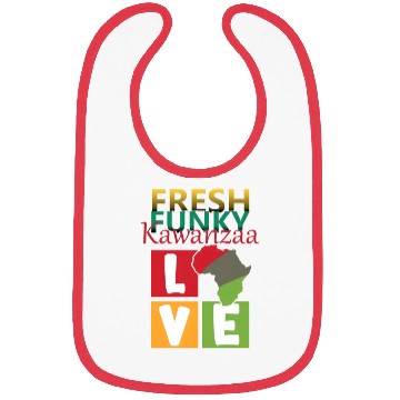 Discover Kwanzaa Celebration with a Fresh Funky Twist Bibs