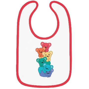 Discover Rainbow Flag Pride Lgbtq Cute Mouse Stack Bibs