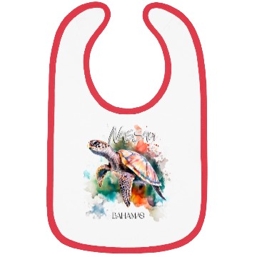 Discover Bahamas Seat Turtle Bahamian Flag Beach Great Shar Bibs