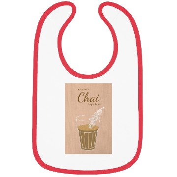 Discover Ek Garam Chai - Indian Typography Print Bibs