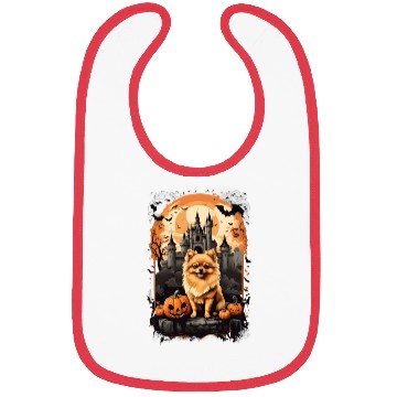 Discover Pomeranian Boo-tiful Halloween Delight Bibs