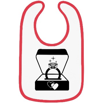 Discover Jeweler's wedding ring in box Bibs