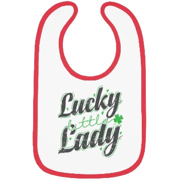 Discover Lucky little Lady St. Patricks Day Bibs