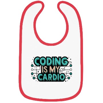 Discover Coding Is My Cardio | Lustiger Programmierer Bibs