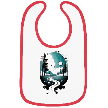 Discover Ink Abstract Bibs
