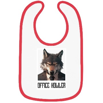 Discover Office Howler. Business wolf Bibs