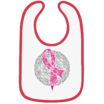 Discover Breast Cancer Mandala Bibs