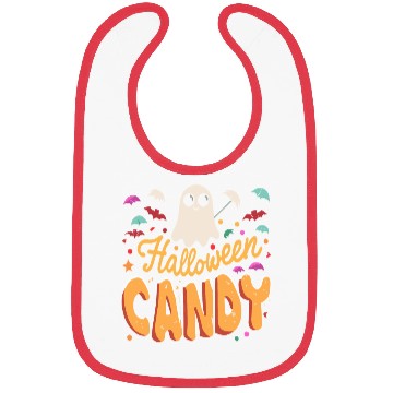 Discover Candy Halloween Bibs