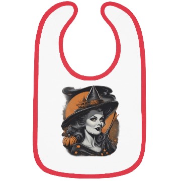 Discover hallowen witch design 30 Bibs