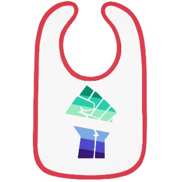 Discover Pride Fist Gay Pride Design for Equality Bibs
