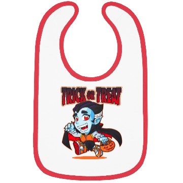 Discover Halloween Trick or Treat Vampire Bibs