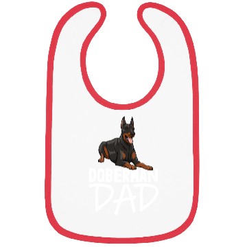 Discover Doberman Dad Bibs