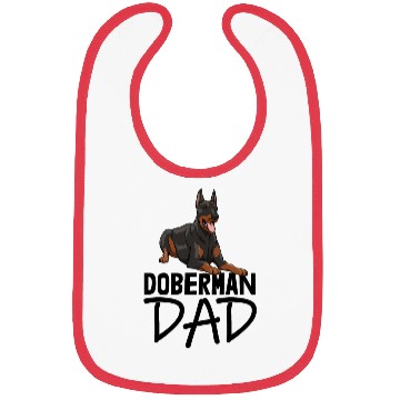 Discover Doberman Dad Bibs