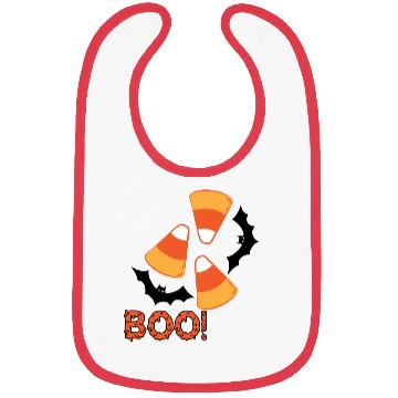 Discover Candy Corn Design Bibs