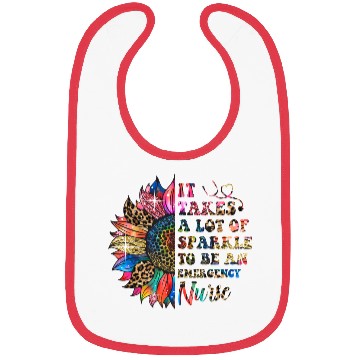 Discover Emergency Nurse SPARKLE Bibs