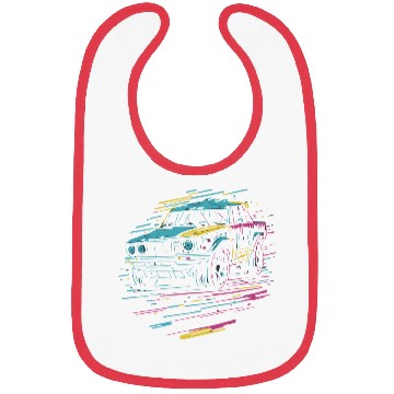 Discover Neon Car Dreams Bibs