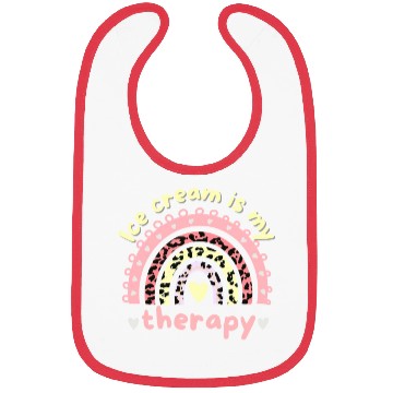 Discover ice cream is my therapy Bibs