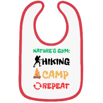 Discover Nature's Gym: Hiking Camp Repeat Camping Hiking Bibs