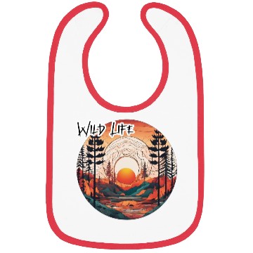 Discover Wild Life / Forest / Camping / Tree / River / Sun Bibs