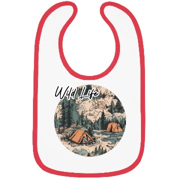 Discover Wild Life / Forest / Camping / Tent / Tree / River Bibs