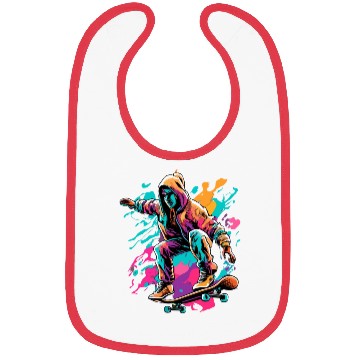 Discover Cyberpunk Skater Vector Bibs