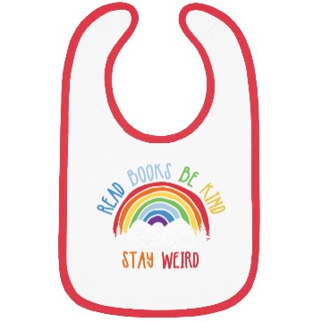 Discover Read Books Be Kind Stay Weird Reading Bibs