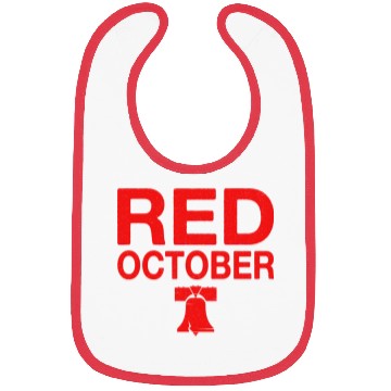 Discover Vintage Red October Philly Philadelphia Bibs