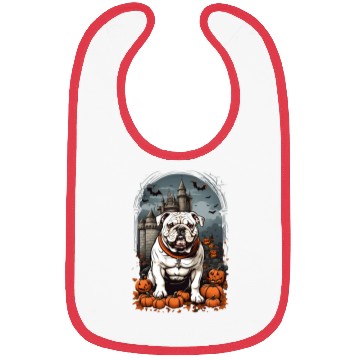 Discover Bulldog Bewitchment: Pumpkin Paws and Bat Barks fo Bibs