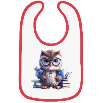 Discover Back to School Owl Bibs