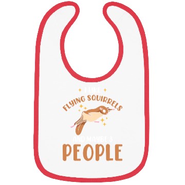 Discover Flying Squirrel Lover Bibs