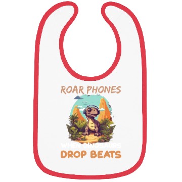 Discover Roar Phones When Dinosaurs Drop Beats for a Dino Bibs