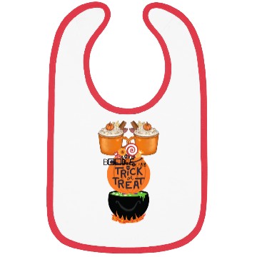 Discover pumpkin spice trick or treat witches brew Bibs