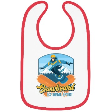 Discover Snowboard Extreme Sport Bibs Snowboarder