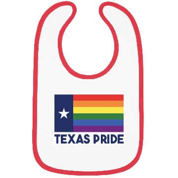 Discover Texas Flag Rainbow Design for proud LGBT+ Texan Bibs