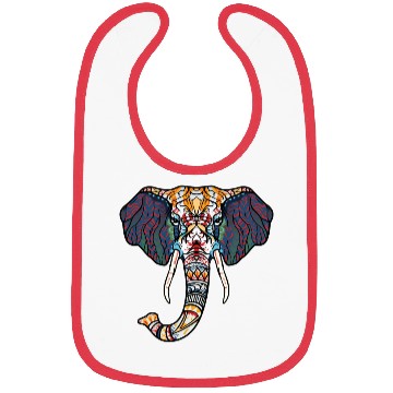 Discover elephant ethnic Bibs