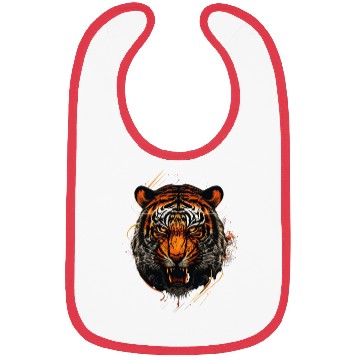 Discover Ferocious Tiger Roar Bibs