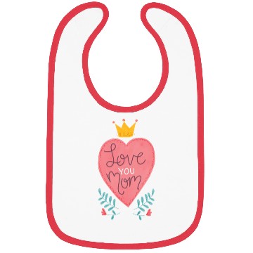Discover LOVE YOU MOM Bibs