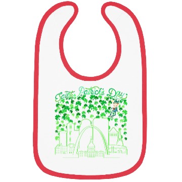 Discover St. Louis Missouri Saint Patrick's Day Bibs