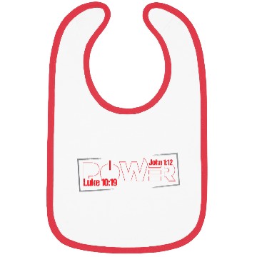 Discover POWER- Inspired by Scripture, bible verse decor Bibs