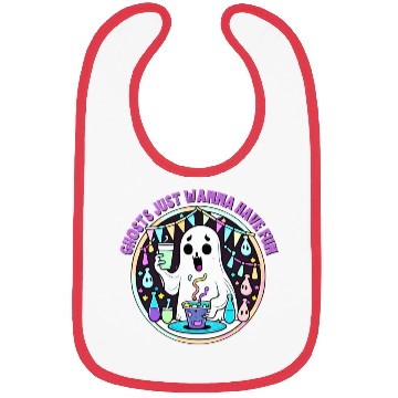 Discover Ghosts just wanna have fun Bibs