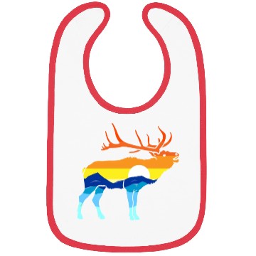 Discover Camping Hiking Retro Mountains Outdoors Camp Elk Bibs
