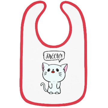 Discover Meow Meow Bibs