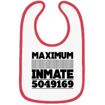 Discover Maximum Security Inmate Escaped Convict Halloween Bibs