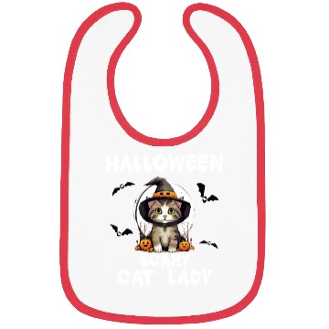 Discover Cats Mama Pumpkin Cat Halloween Cats Bibs