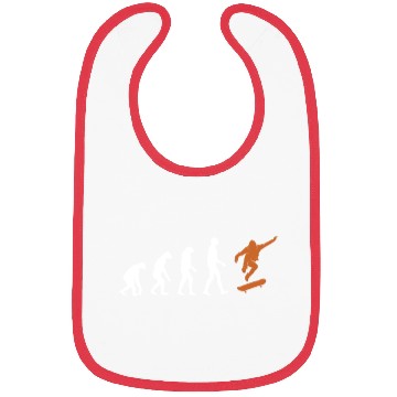 Discover Skateboard Evolution Skaterboy Skateboardkid Bibs