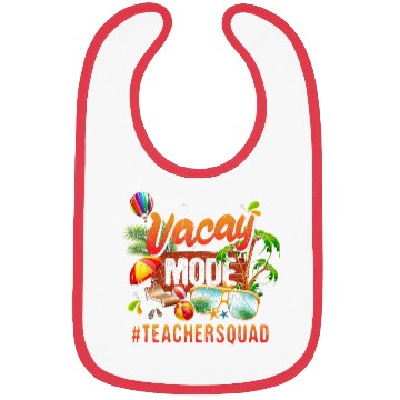 Discover Teacher Vacation Group #Teachersquad Bibs