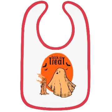Discover Trick or Treat halloween Ghost Bibs