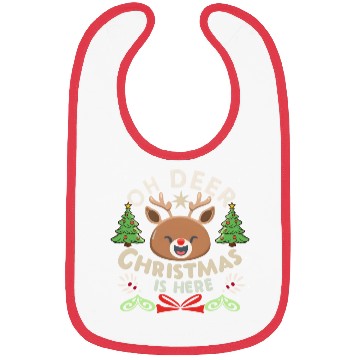 Discover Oh Deer Christmas Is Here Bibs