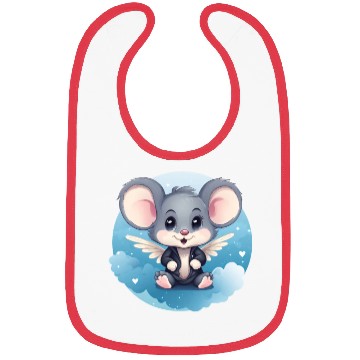 Discover Mouse Angel Wings Rat Bibs