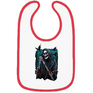 Discover HellRaizer Reaper with Microphone and Bats Green Bibs